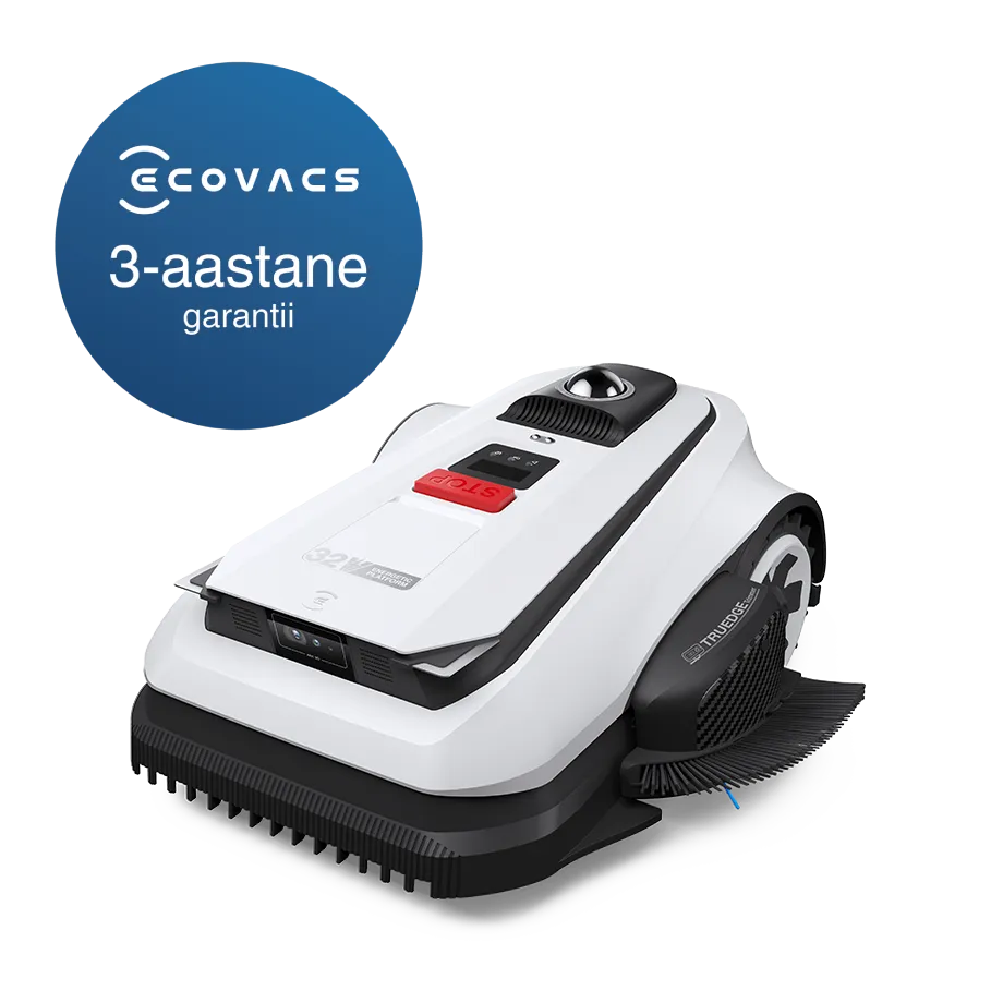 Ecovacs GOAT A3000 LiDAR PRO - Piirdekaablivaba robotmuruniiduk 3000 m² (Integreeritud trimmer)