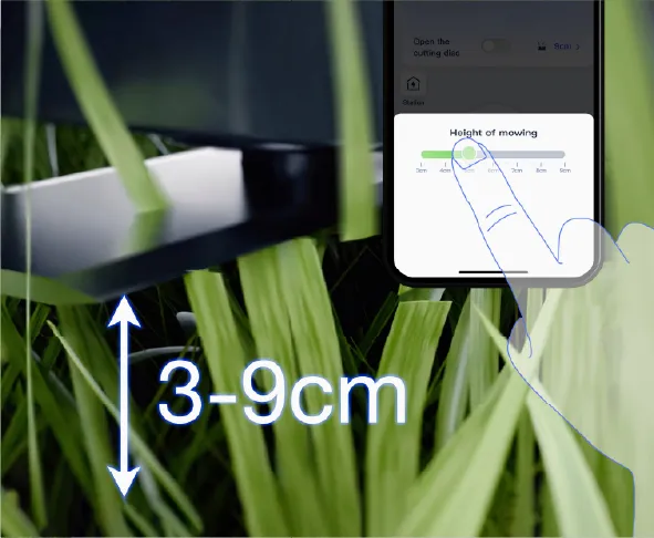 Ecovacs GOAT A3000 LiDAR PRO - Piirdekaablivaba robotmuruniiduk 3000 m² (Integreeritud trimmer) - Image 23