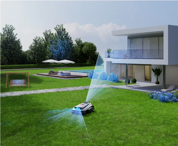 Ecovacs GOAT A3000 LiDAR PRO - Piirdekaablivaba robotmuruniiduk 3000 m² (Integreeritud trimmer) - Image 13