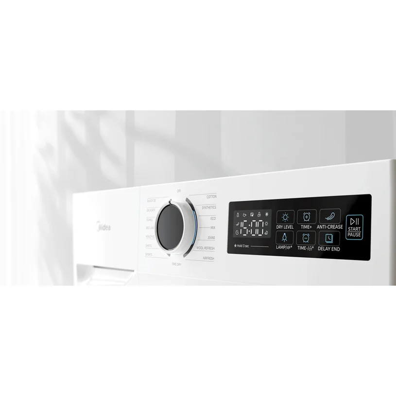 Midea 8kg MD110H80/W-HR sügavus 60 cm - Pesukuivati - Image 4
