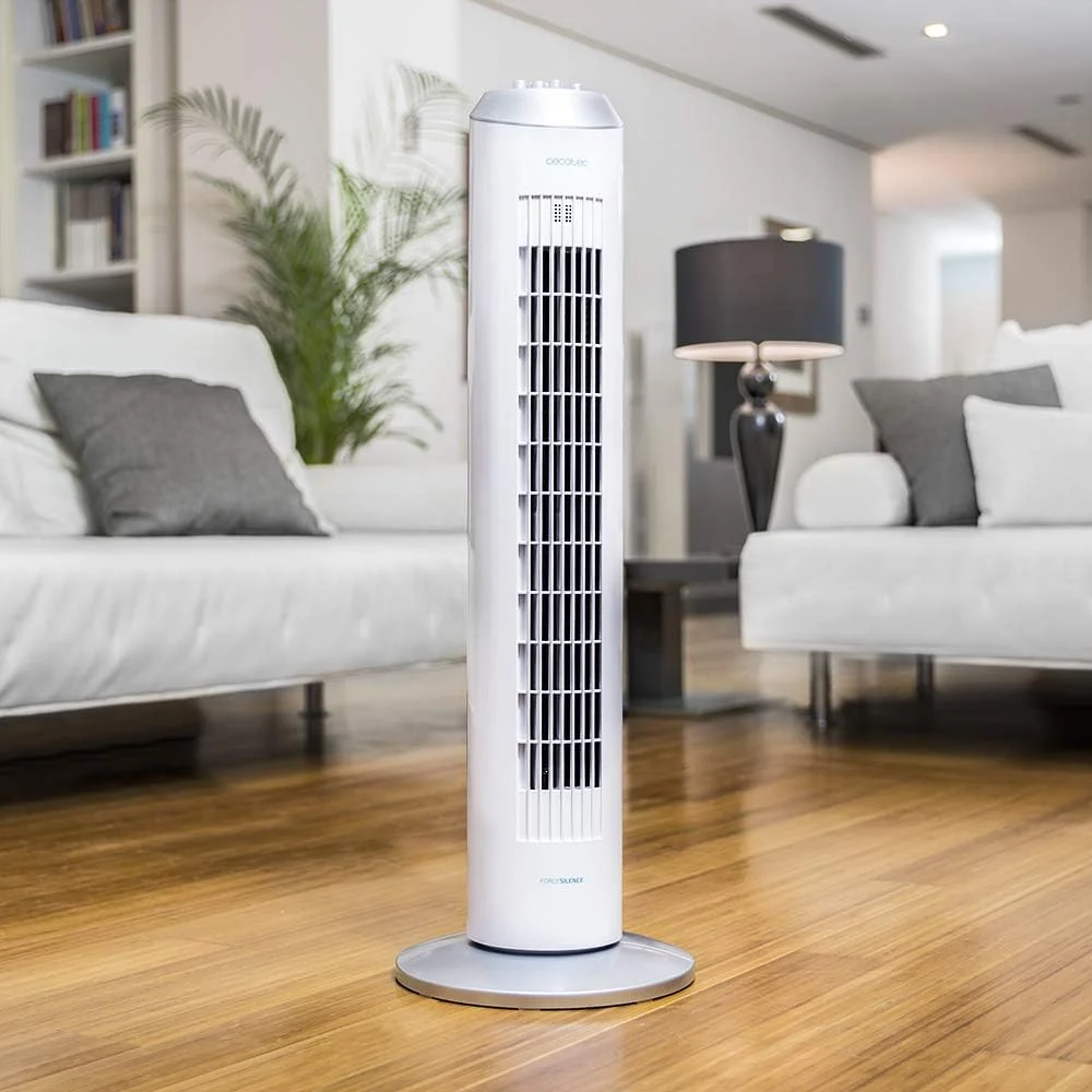 Cecotec EnergySilence 8090 Skyline tornventilaator põrandaventilaator 60 W läbimõõt 29 cm kiiruste arv 3 pöörlemine valge - Image 2