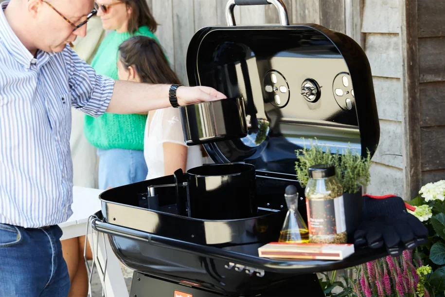 Barbecooki süttel töötav grill Magnus Comfort, 85 x 64 x 110 cm BC-CHA-1068 Must - Image 2