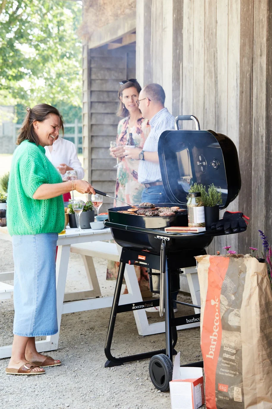 Barbecooki süttel töötav grill Magnus Comfort, 85 x 64 x 110 cm BC-CHA-1068 Must - Image 6