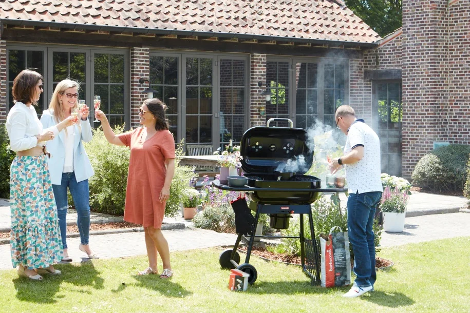 Barbecooki süttel töötav grill Magnus Premium, 85 x 64 x 110 cm BC-CHA-1069 Must - Image 2