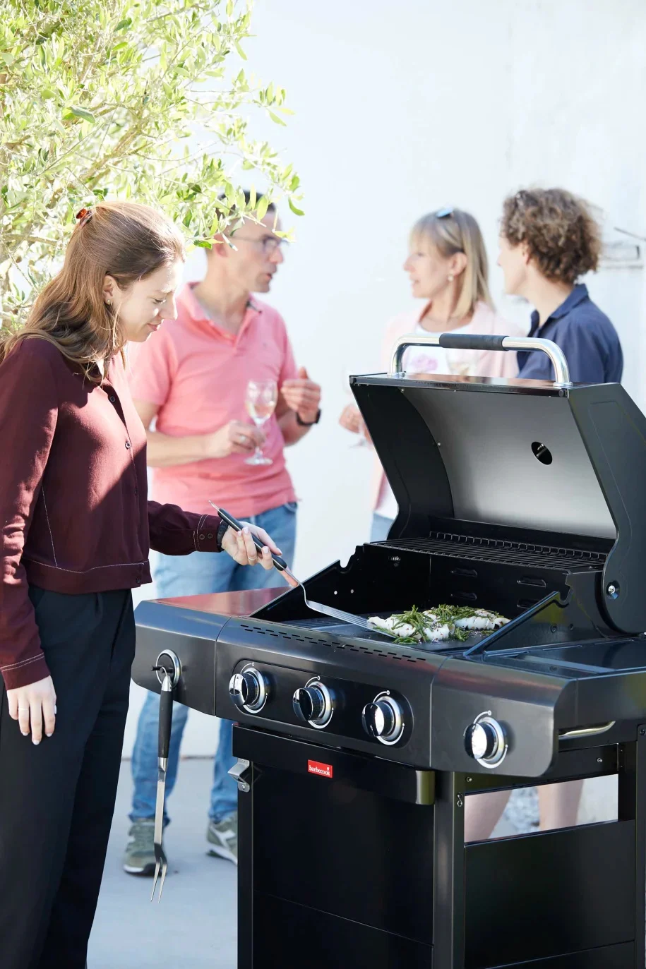 Barbecook gaasigrill Siesta 310, grafiit, 124 x 56 x 118 cm BC-GAS-2072 - Image 4