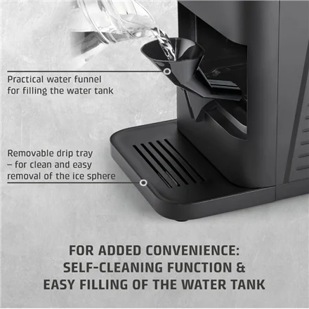Caso Design IceBall Pro, 130 W, 1,3L - Jääkuubikumasin - Pilt 6