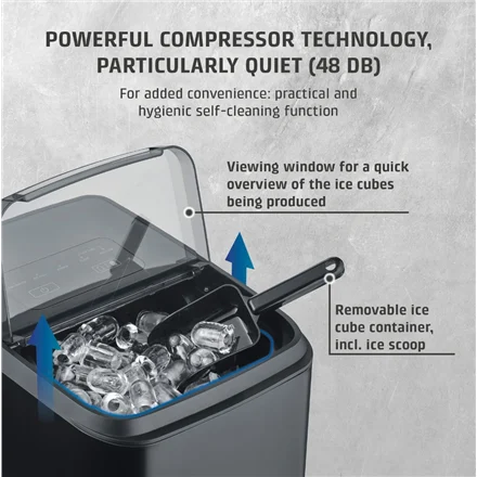 Caso Design Clear Ice Advanced 130 W, 1,5L - Jääkuubikumasin - Pilt 9