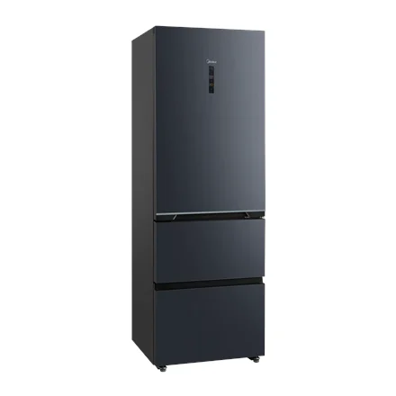 Midea külmik MDRB542BIE70 Energiatõhususklass E Eraldi seisva tüüpi Kõrgus 191 cm Kombikülmik No Frost süsteem Külmiku netomahutavus 257 l Külmiku netomahutavus 135 l Ekraan 38 dB Hall - Pilt 2