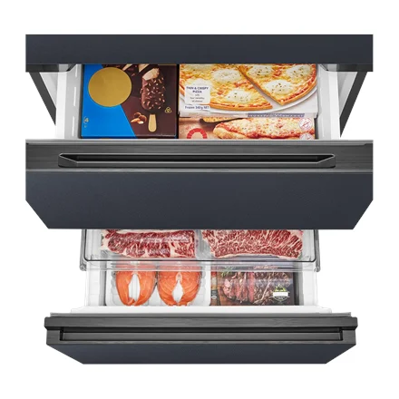 Midea külmik MDRB542BIE70 Energiatõhususklass E Eraldi seisva tüüpi Kõrgus 191 cm Kombikülmik No Frost süsteem Külmiku netomahutavus 257 l Külmiku netomahutavus 135 l Ekraan 38 dB Hall - Pilt 7
