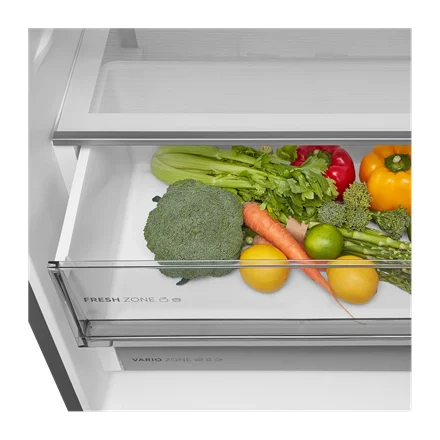Midea külmik MDRB542BIE70 Energiatõhususklass E Eraldi seisva tüüpi Kõrgus 191 cm Kombikülmik No Frost süsteem Külmiku netomahutavus 257 l Külmiku netomahutavus 135 l Ekraan 38 dB Hall - Pilt 10