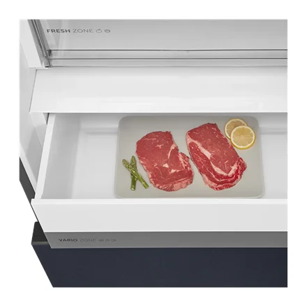 Midea külmik MDRB542BIE70 Energiatõhususklass E Eraldi seisva tüüpi Kõrgus 191 cm Kombikülmik No Frost süsteem Külmiku netomahutavus 257 l Külmiku netomahutavus 135 l Ekraan 38 dB Hall - Pilt 12