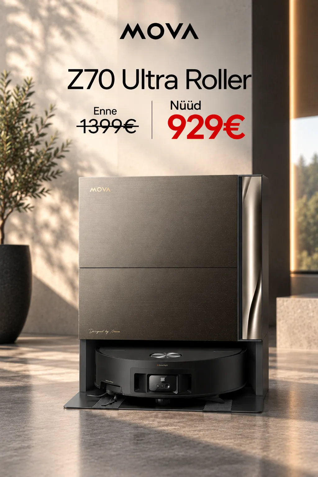 MOVA Z70 Ultra Roller Complete, mobile
