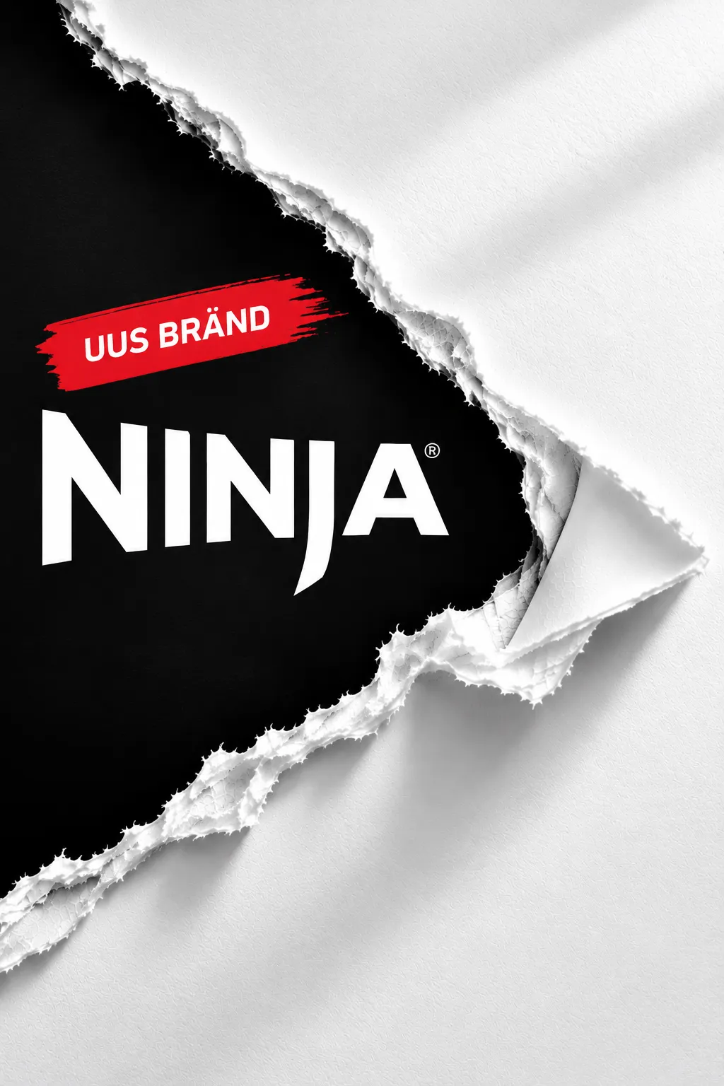 Uus Bränd Ninja Ripitud Paberil