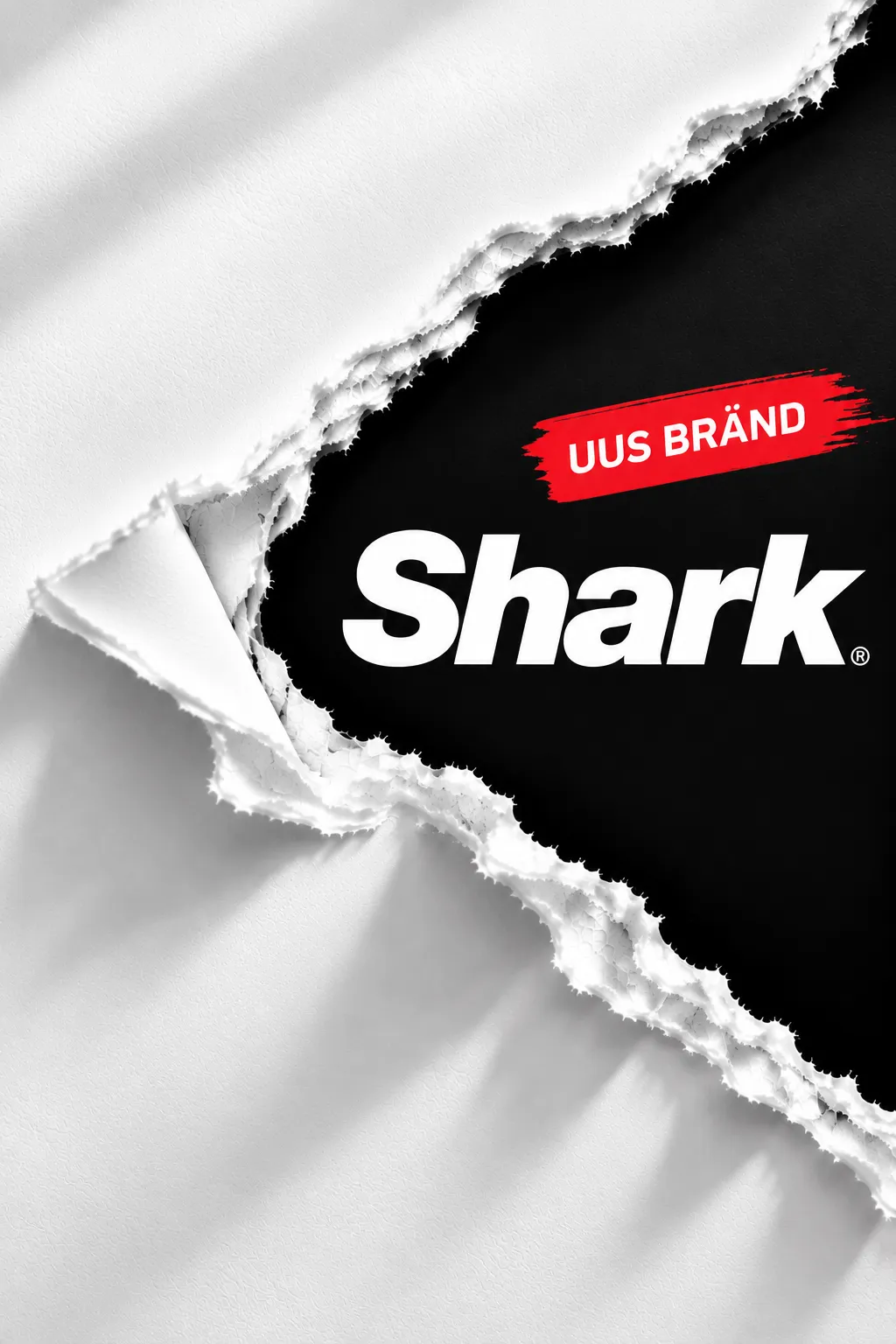 Uus Brändi Shark Rebendatud Paberi Reklaam